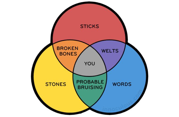 Sticks & Stones Venn Diagram