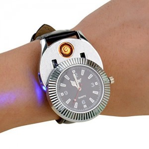 Novelty-Quartz-watches-Cigarette-Cigar-Lighter-with-USB-Electronic-Rechargeable-Windproof-Cigarette-Lighter-0