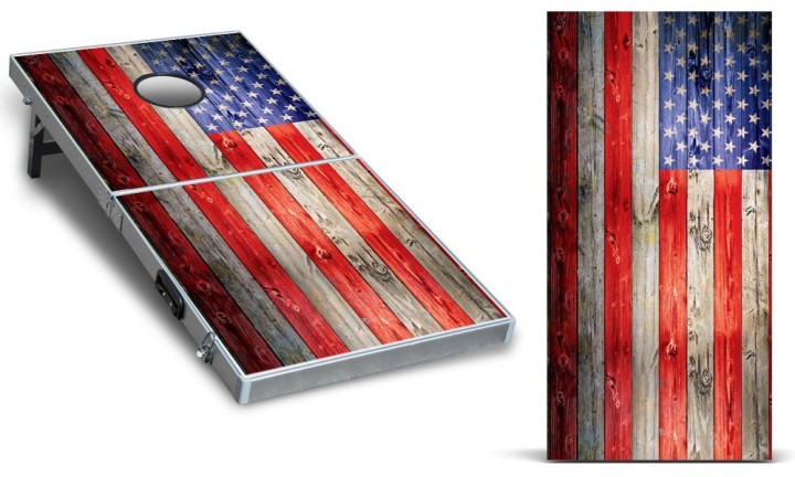 Flag Corn Hole Cover