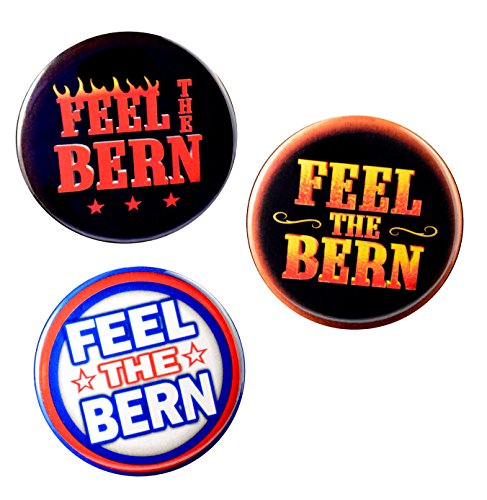 Bernie-Sanders-Feel-The-Bern-Variety-Pack-pinback-buttons-225-In-0