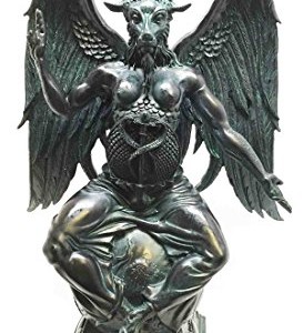Large-15H-Church-of-Satan-Baphomet-Sabbatic-Goat-Idol-Satanic-Occultic-Statue-0