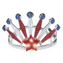 Amscan-Star-Spangled-4th-of-July-Patriotic-Faux-Gem-Stone-Light-Up-Tiara-1-Piece-Multi-Color-6-x-6-0